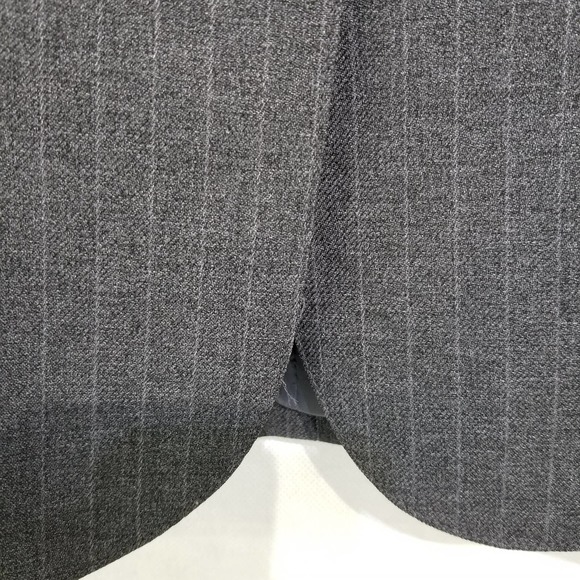 Haberdashery Pin Stripe Blazer Gray Size 16 Women's Lined - Picture 6 of 10
